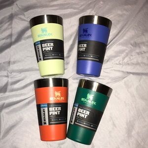 Set Of Four (4) Stanley Adventure“The Stacking Beer Pint” 16 oz Tumblers